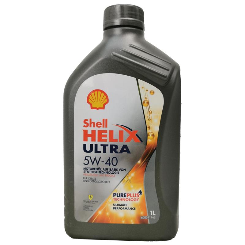 Shell Helix Ultra 5W-40 1 Liter Kanister Motorenöl Jetzt günstig kaufen bei