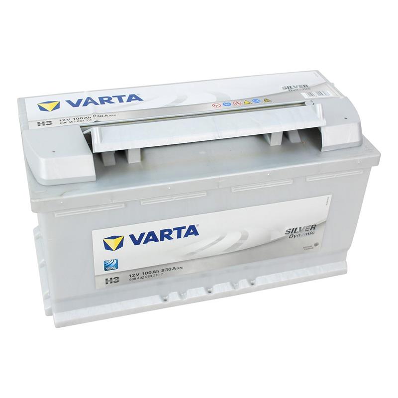 VARTA Batterie Silver Dynamic 12V100Ah 830A