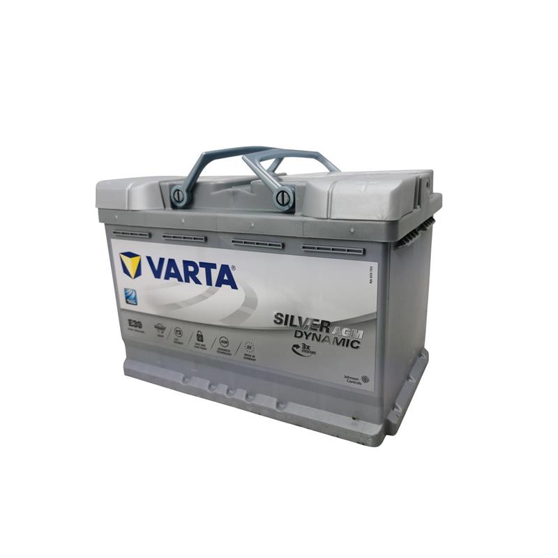 VARTA AGM Start-Stop-Batterie 12V70Ah Silver Dynam