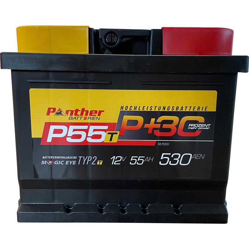 Panther Batterie +55 12V 55Ah 480A +30%