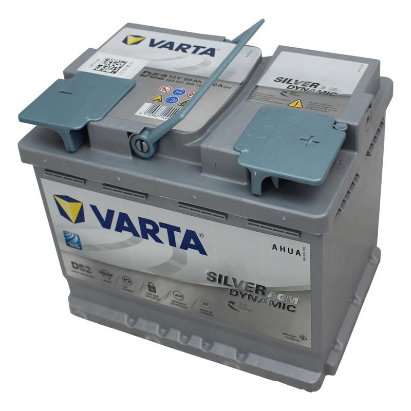 VARTA AGM Start-Stop-Batterie 12V60Ah Silver Dynam