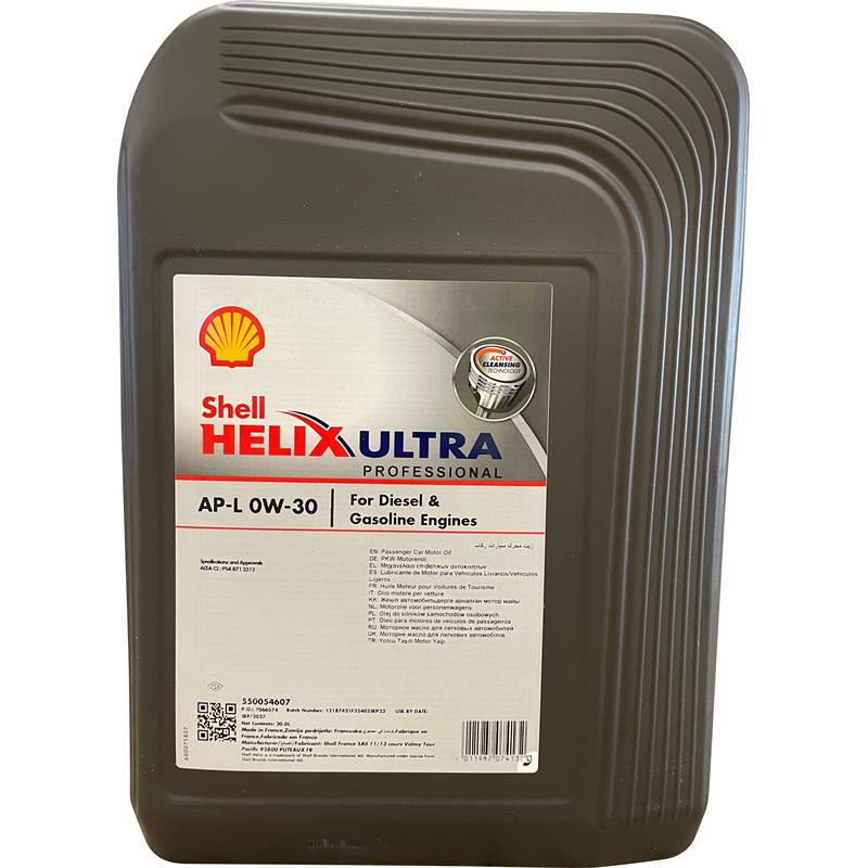 Shell 5W30 Helix Professional AP-L, 12 Litri
