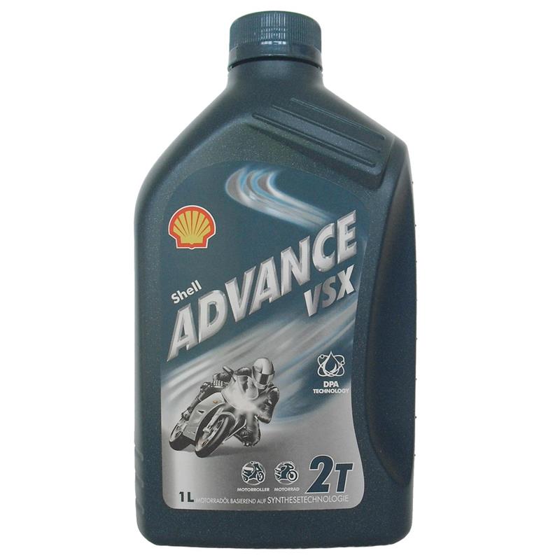 Shell Advance VSX2 1 Liter 2 Takt Öl Motorenöl für 2-Takt-Motorräder